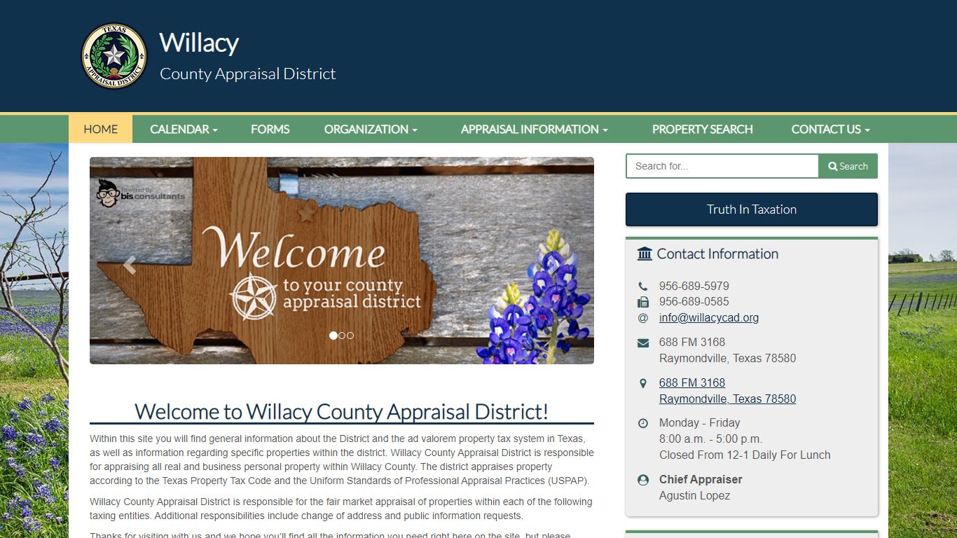 Willacy CAD – Official Site